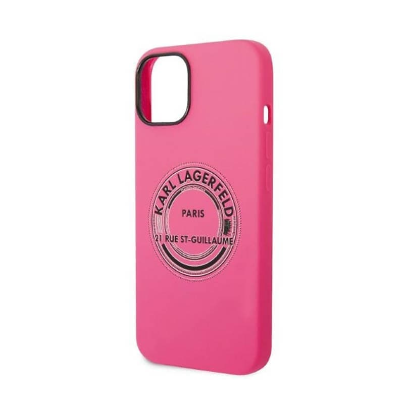 Karl Lagerfeld Silicone RSG - Case for iPhone 14 Plus (Pink) - 6