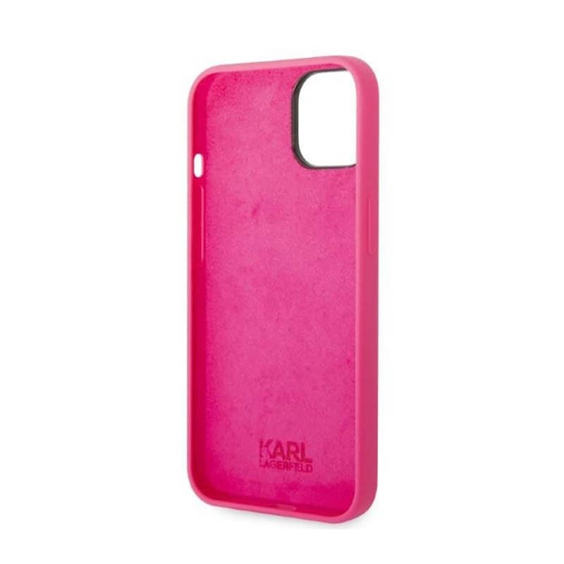 Karl Lagerfeld Silicone RSG - Case for iPhone 14 Plus (Pink) - 7