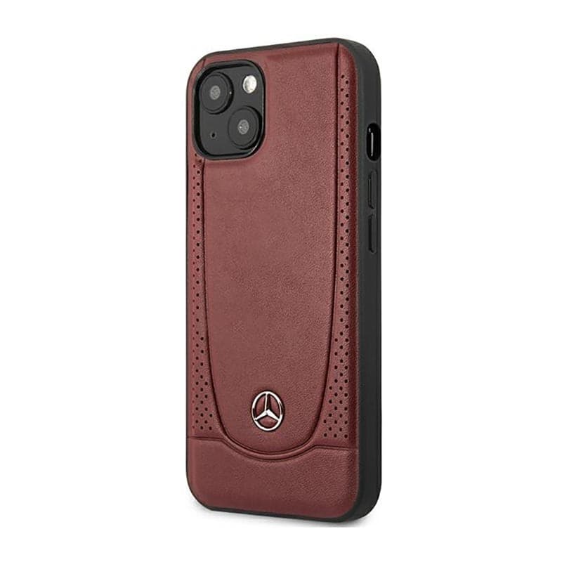 Mercedes Leather Urban Line - Case for iPhone 14 Plus (Red) - 2