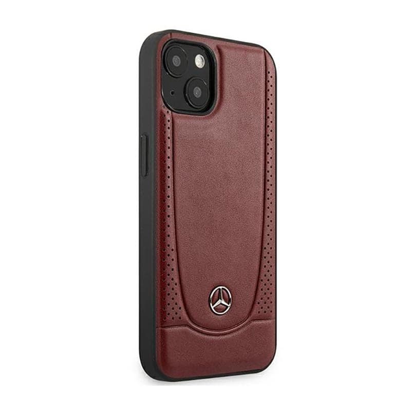 Mercedes Leather Urban Line - Case for iPhone 14 Plus (Red) - 4
