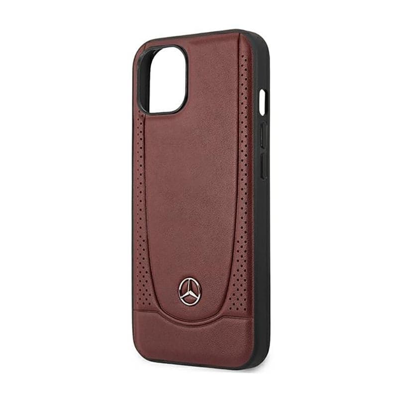 Mercedes Leather Urban Line - Case for iPhone 14 Plus (Red) - 6