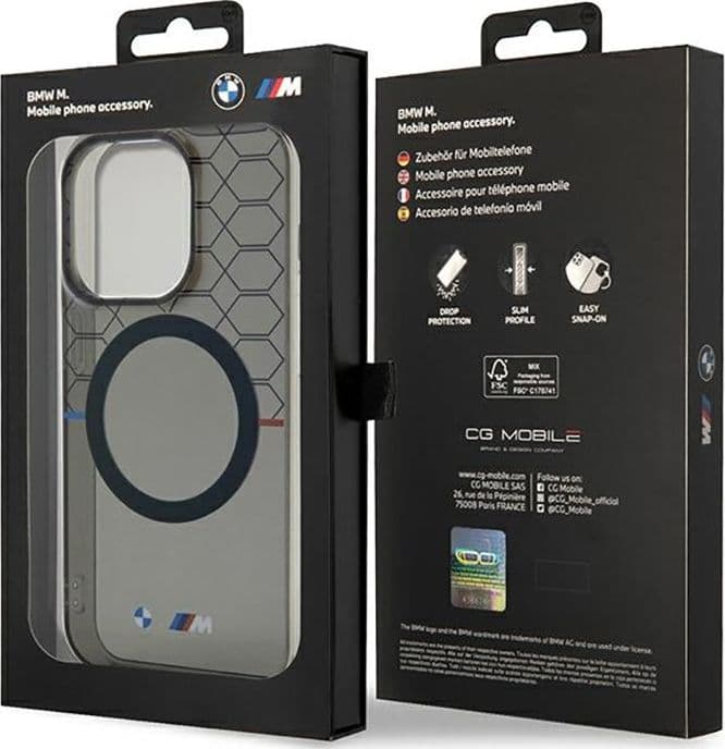 BMW Pattern MagSafe - Case for iPhone 14 Pro (Grey) - 8