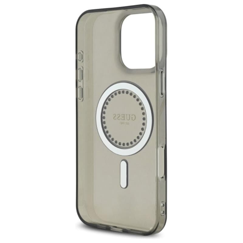 Guess IML Rhinestones MagSafe - Case for iPhone 16 Pro Max (Black) - 7
