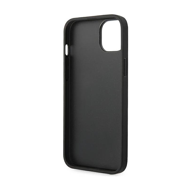 Karl Lagerfeld Monogram Stripe - Case for iPhone 14 Plus (Brown) - 7