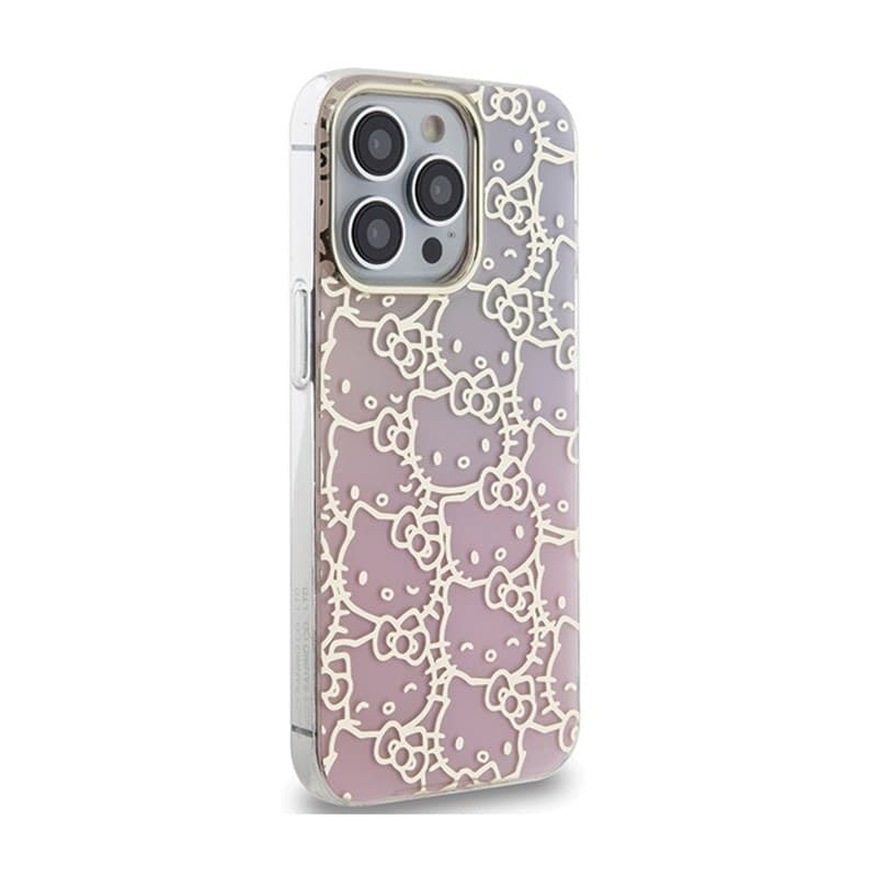 Hello Kitty IML Gradient Electrop Crowded Kitty Head - Case iPhone 14 Pro Max (pink) - 4