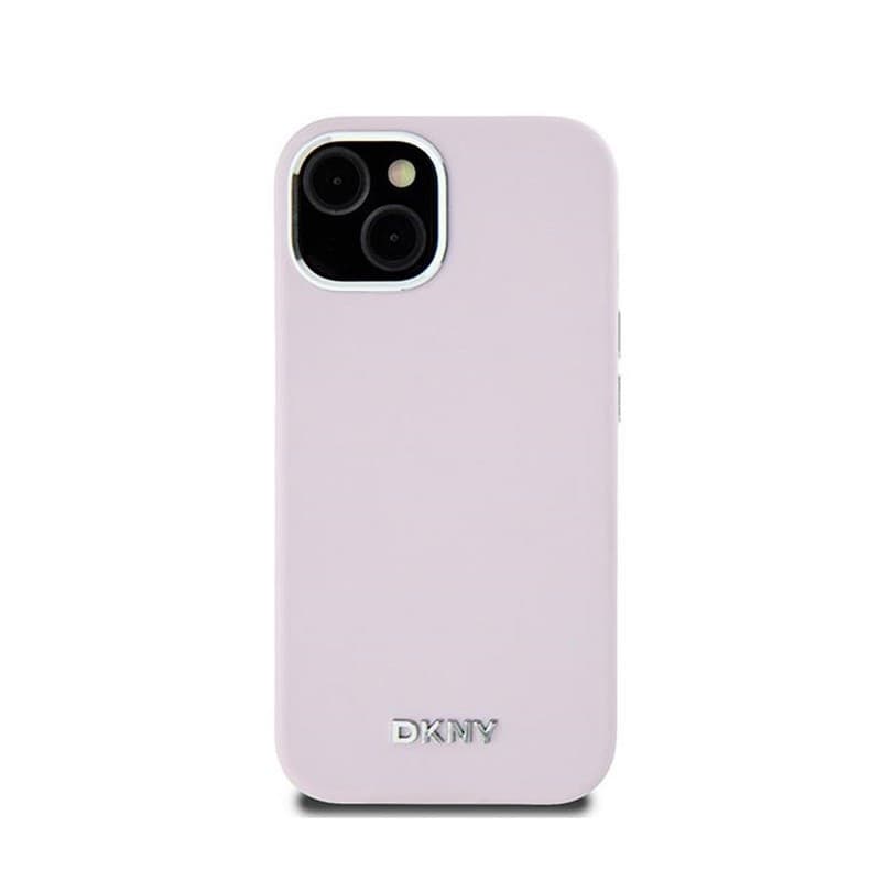 DKNY Liquid Silicone Small Metal Logo MagSafe - Case for iPhone 15 / 14 / 13 (pink) - 3