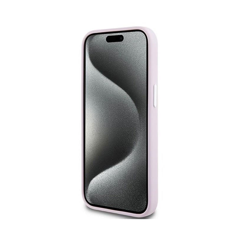 DKNY Liquid Silicone Small Metal Logo MagSafe - Case for iPhone 15 / 14 / 13 (pink) - 5