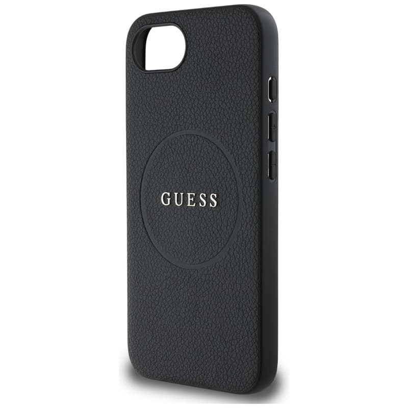 Guess Grained Ring MagSafe - Case for iPhone 16e (black) - 6