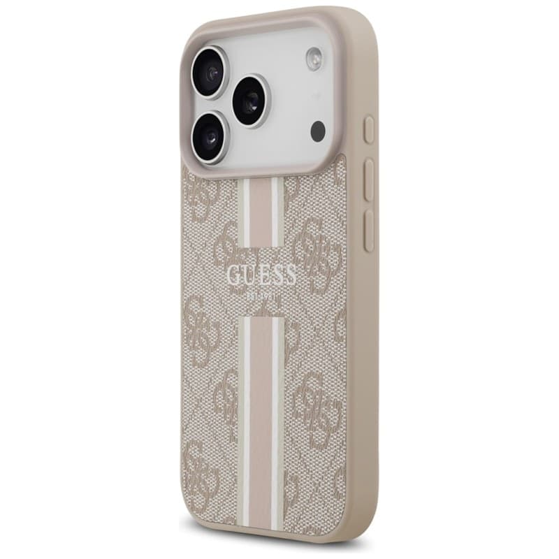 Guess 4G Printed Stripes MagSafe - Case iPhone 17 Pro (pink) - 2