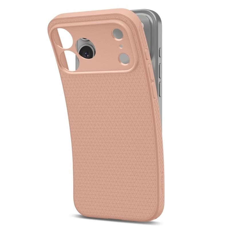 Spigen Liquid Air - Custodia per iPhone 18 Pro Max / 17 Pro Max (Titanio Rosa) - 4