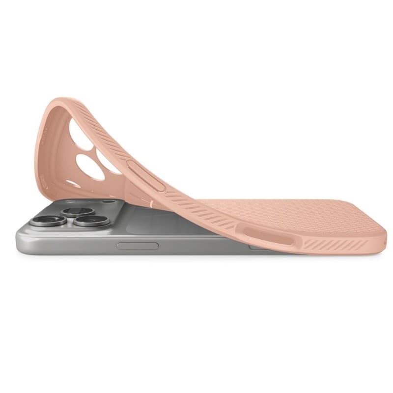 Spigen Liquid Air - Custodia per iPhone 18 Pro Max / 17 Pro Max (Titanio Rosa) - 5
