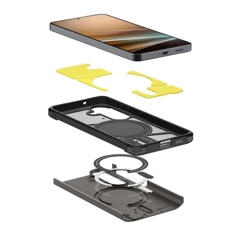 Spigen Tough Armor MagSafe - Custodia per Samsung Galaxy S26+ (canna di fucile) - 5