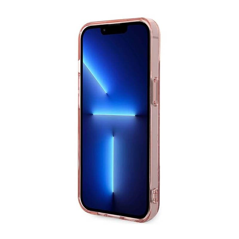 Karl Lagerfeld Mono Vertical Stripe - Case for iPhone 14 Plus (Pink) - 5
