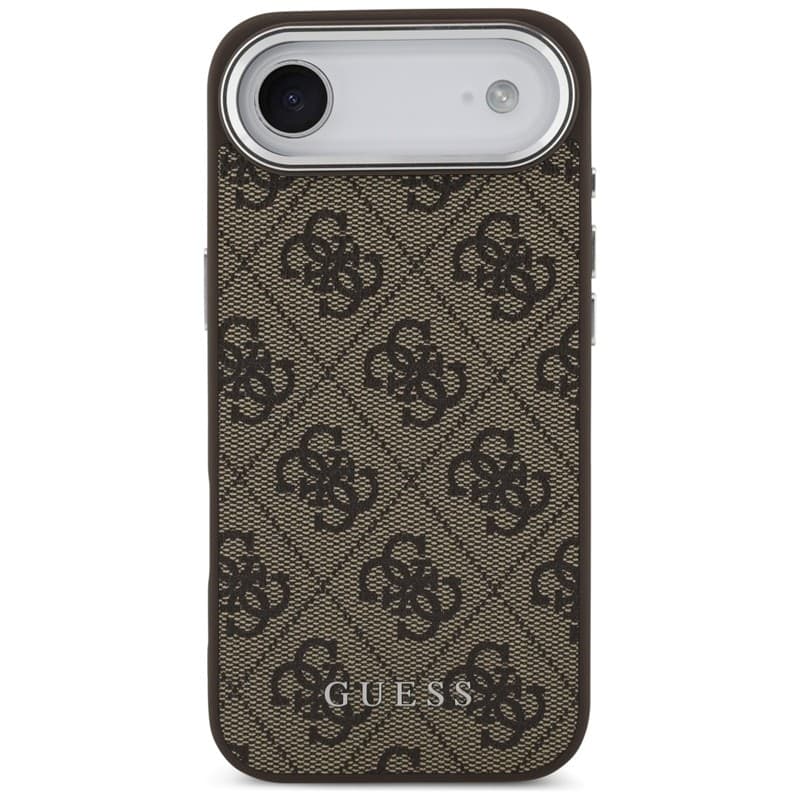 Guess 4G Classic Logo MagSafe - Custodia per iPhone Air (Marrone) - 3