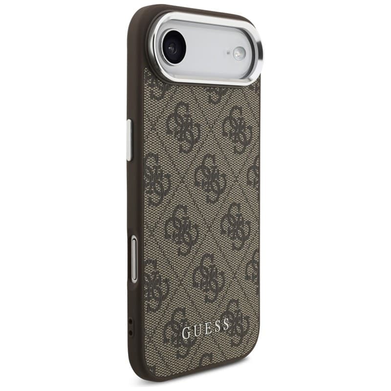 Guess 4G Classic Logo MagSafe - Custodia per iPhone Air (Marrone) - 4