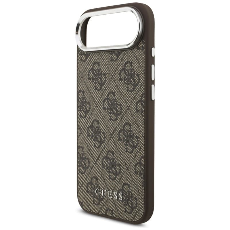 Guess 4G Classic Logo MagSafe - Custodia per iPhone Air (Marrone) - 6