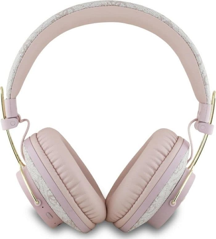Guess Metal 4G Logo - Wireless Over-Ear Bluetooth Headphones ENC (pink) - 3