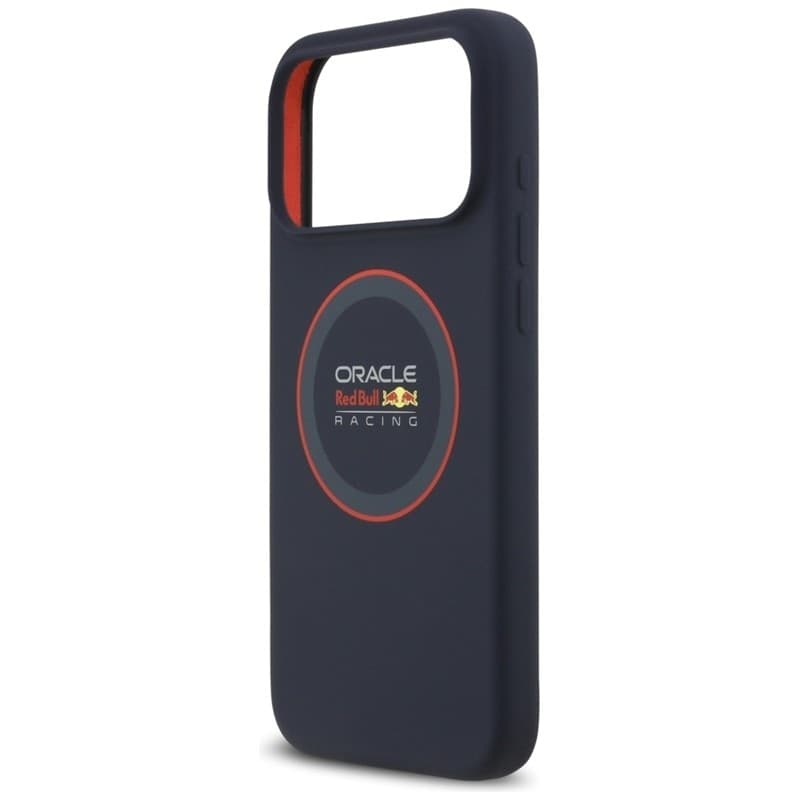 Custodia MagSafe in silicone con anello rosso Red Bull per iPhone 17 Pro Max (blu navy) - 6