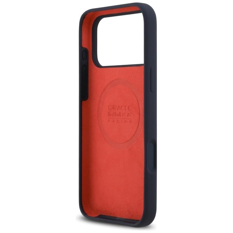 Custodia MagSafe in silicone con anello rosso Red Bull per iPhone 17 Pro Max (blu navy) - 7