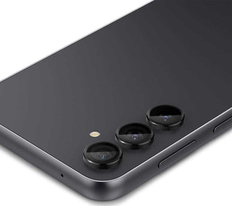 Spigen Optik Pro GLAS.TR EZ Fit Camera Protector 2-Pack - Lens protection glass for Samsung Galaxy S23 FE (2 pcs) (Black) - 3