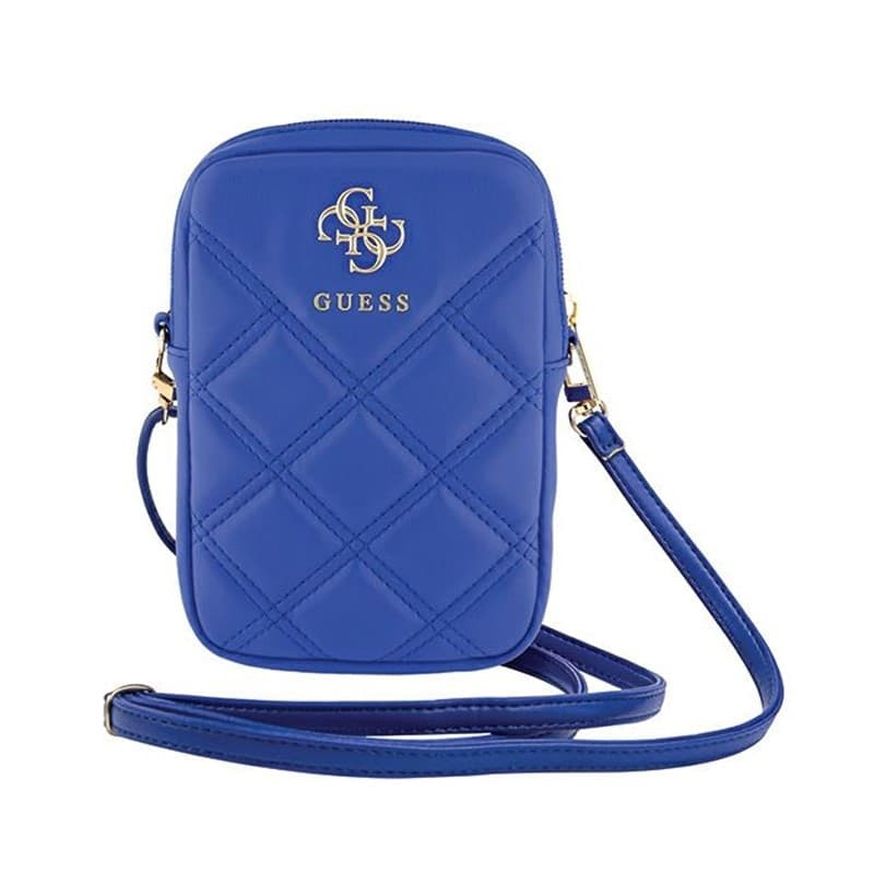 Guess Zip Quilted 4G - Phone bag (blue) - 2