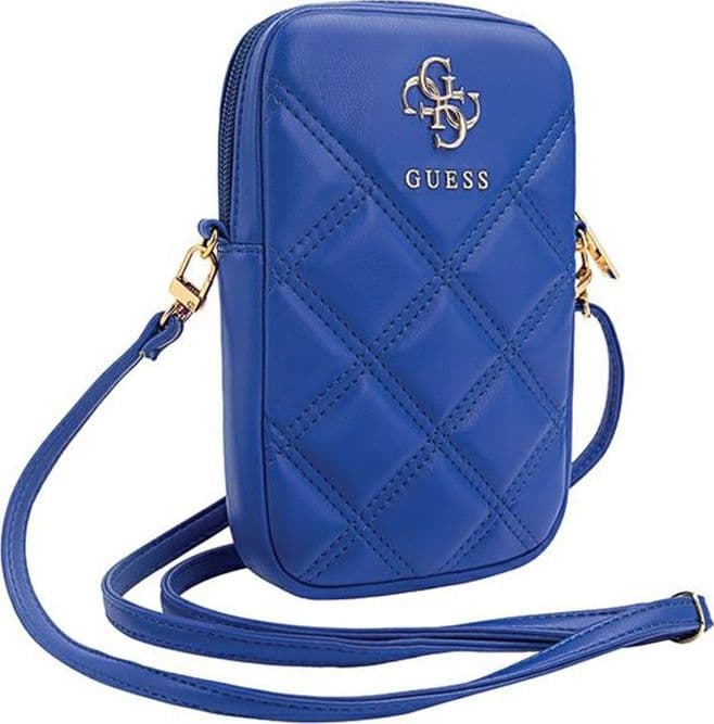 Guess Zip Quilted 4G - Phone bag (blue) - 3