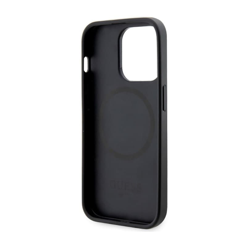 Guess 4G Printed Stripes MagSafe - Case for iPhone 14 Pro Max (Black) - 7