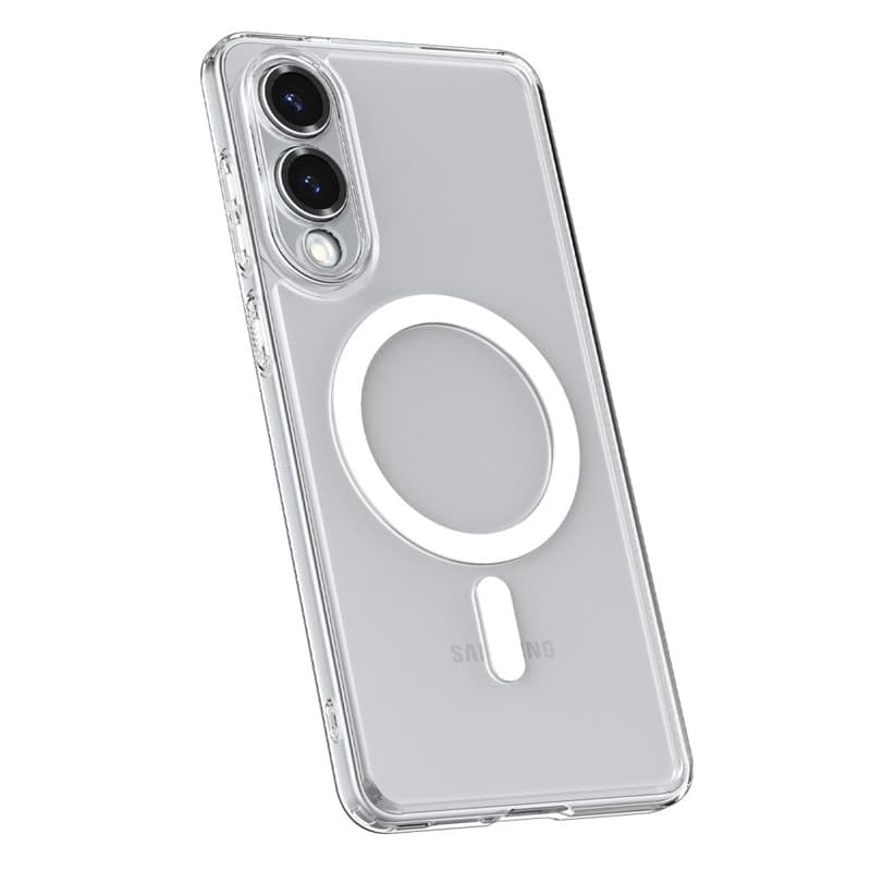 Spigen Ultra Hybrid Mag MagSafe - Case for Samsung Galaxy S25 Edge (Clear / White) - 7
