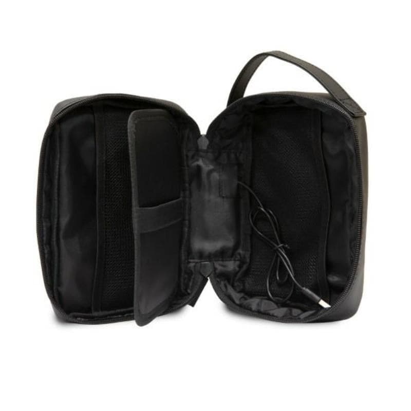 BMW Carbon&Perforated - Bag / organizer with external USB port (Black) - 4