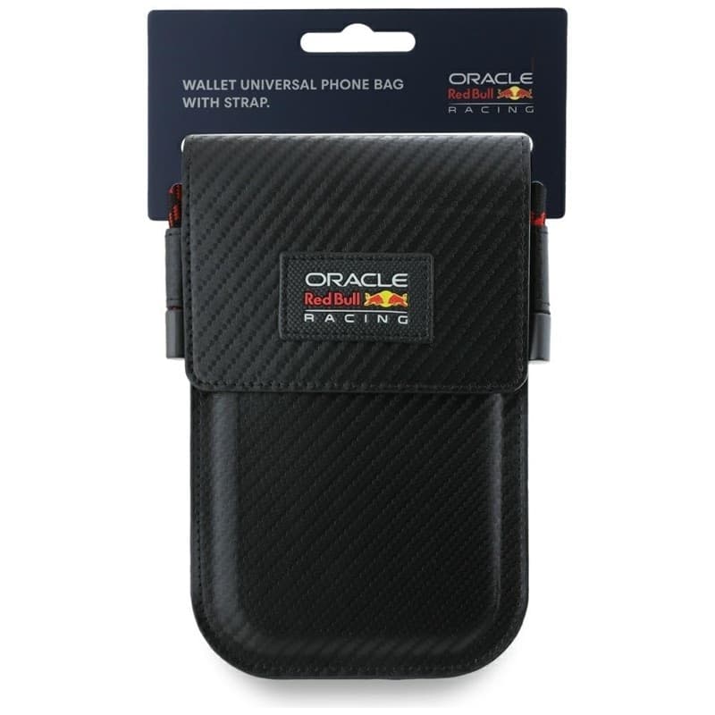 Borsa a tracolla per cellulare Red Bull Carbon (nera) - 4