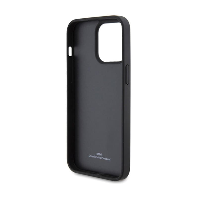 BMW Leather Diamond Pattern - Case for iPhone 15 Pro (Black) - 7