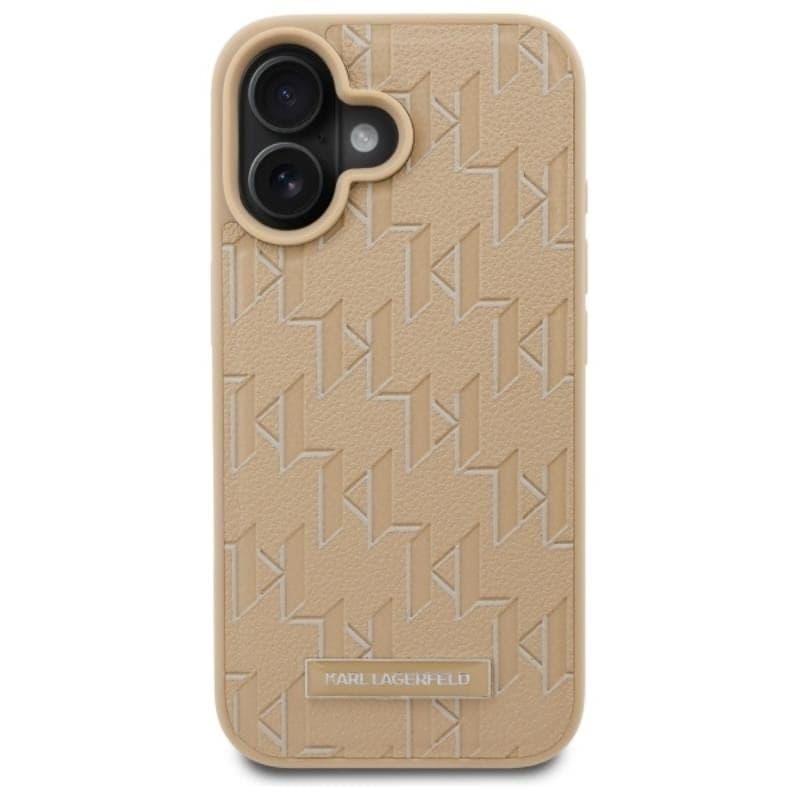 Karl Lagerfeld Hot Stamp MagSafe - Case for iPhone 16 (beige) - 3