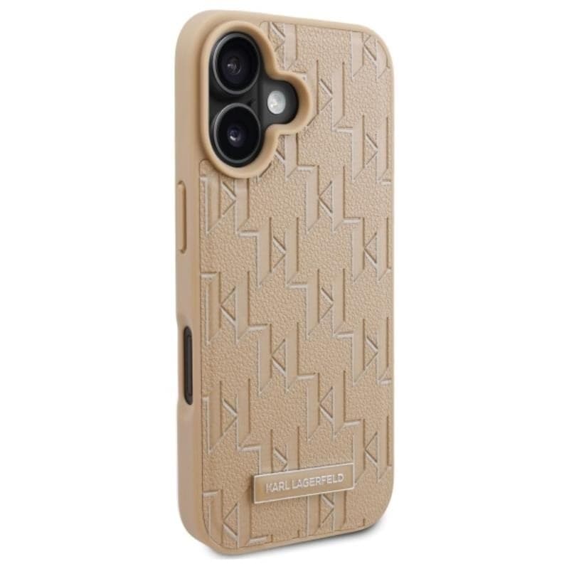 Karl Lagerfeld Hot Stamp MagSafe - Case for iPhone 16 (beige) - 4