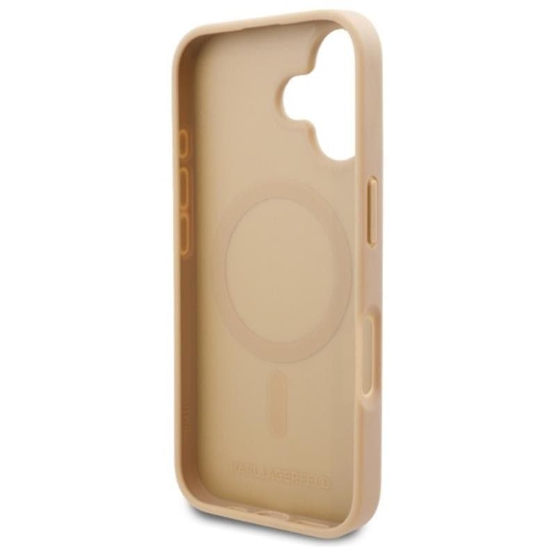 Karl Lagerfeld Hot Stamp MagSafe - Case for iPhone 16 (beige) - 7