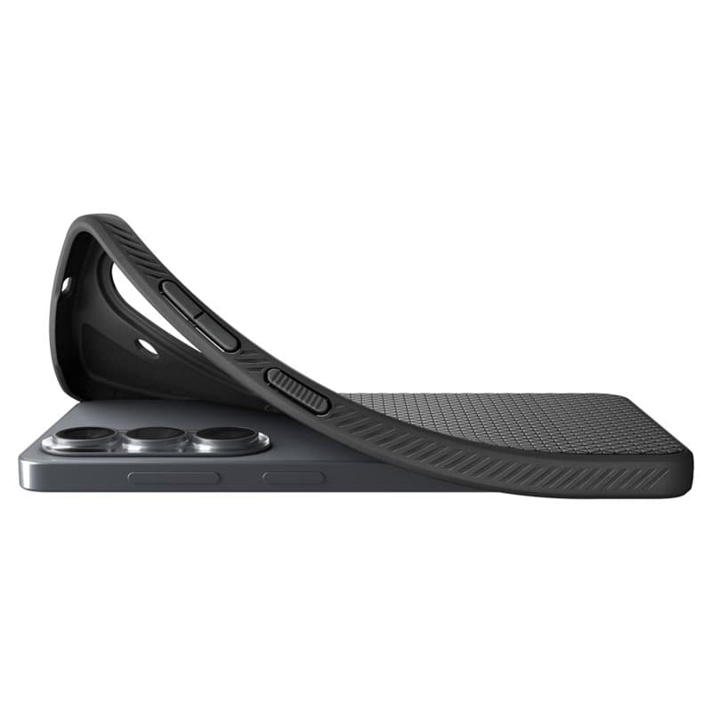 Spigen Liquid Air Mag MagSafe - Custodia per Samsung Galaxy S26 (nero opaco) - 5