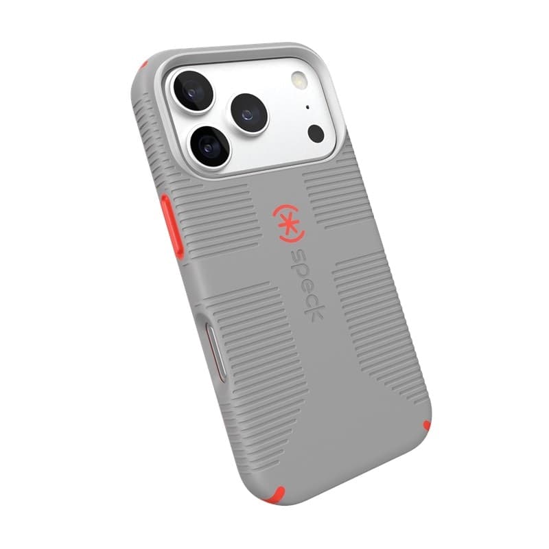 Speck Candyshell Grip MagSafe - Custodia per iPhone 18 Pro / 17 Pro (Grigio nuvoloso) - 6