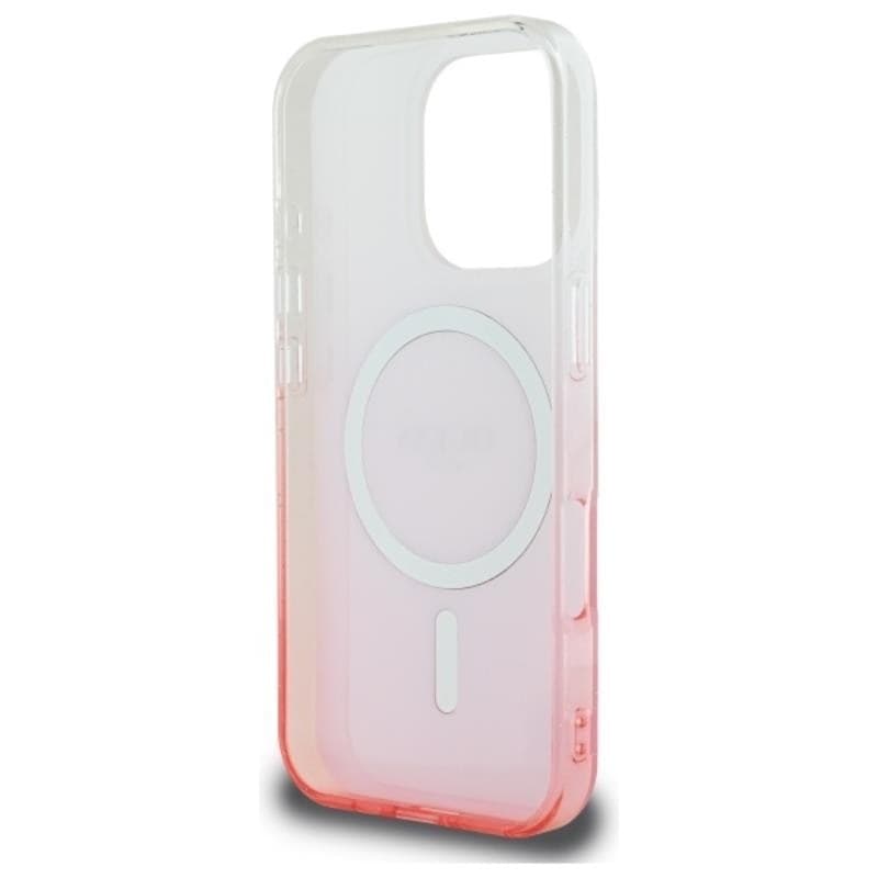 Guess IML Glitter Gradient MagSafe - Case for iPhone 16 Pro (Pink) - 7
