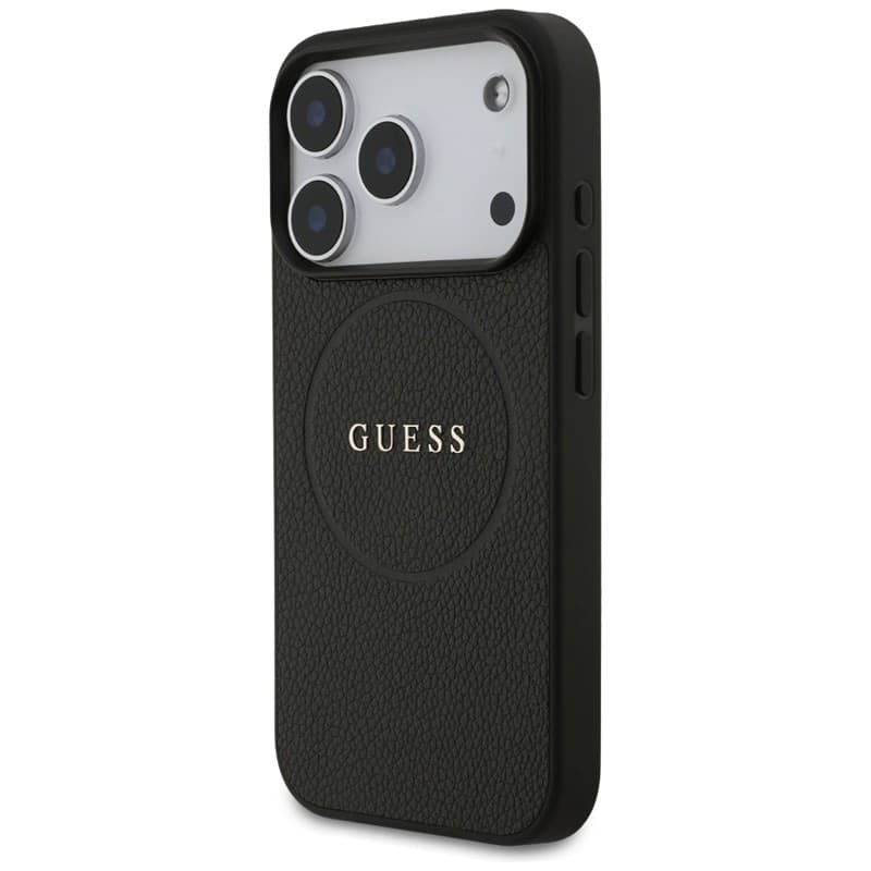 Guess Grained Ring MagSafe - Case iPhone 17 Pro (black) - 2