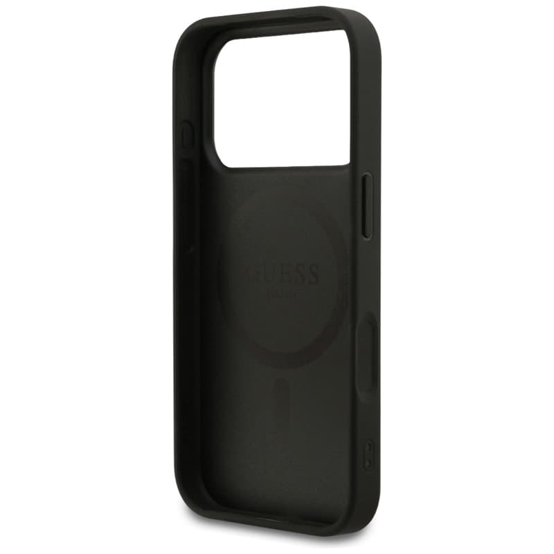 Guess Grained Ring MagSafe - Case iPhone 17 Pro (black) - 7