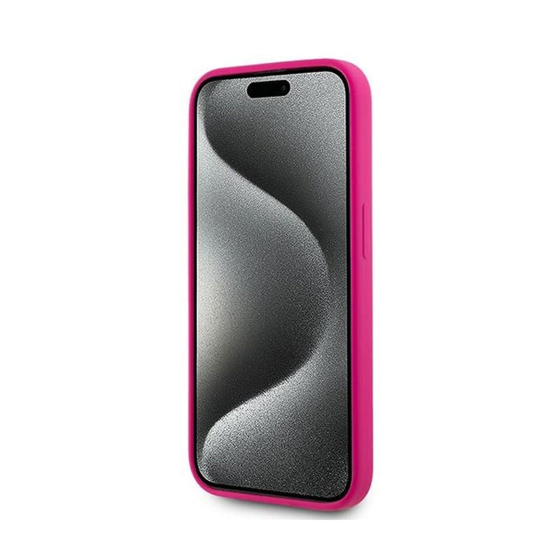 Karl Lagerfeld Silicone Choupette Head MagSafe - iPhone 15 Pro Max Case (pink) - 5