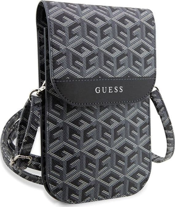 Guess GCube Stripe Phone Bag - Bag with smartphone compartment (Black) - 3