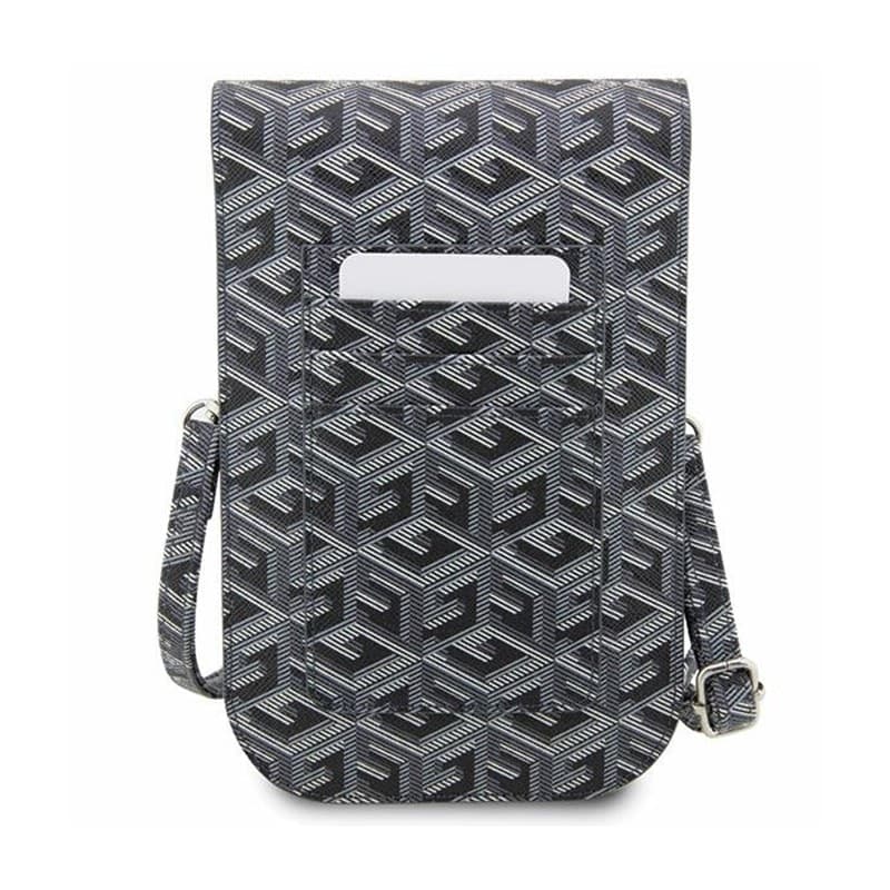 Guess GCube Stripe Phone Bag - Bag with smartphone compartment (Black) - 5