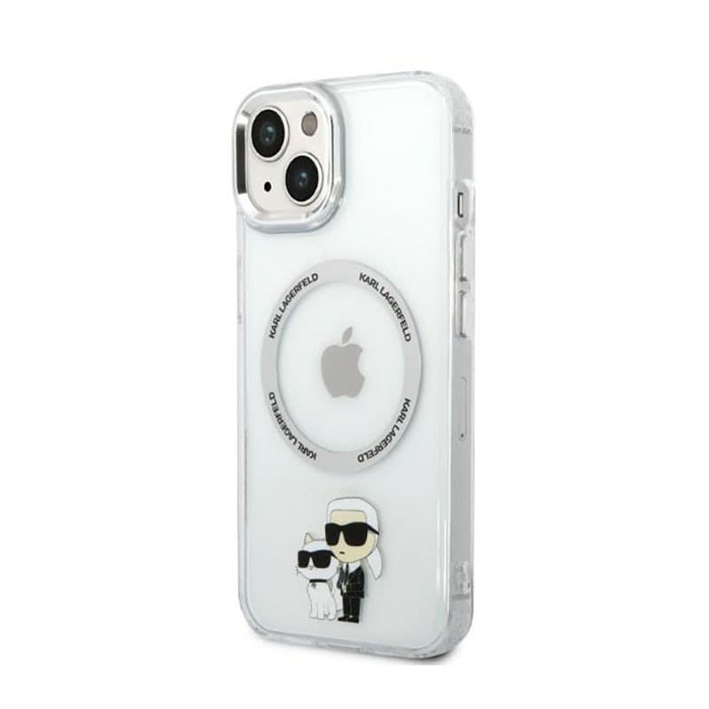 Karl Lagerfeld IML NFT Karl & Choupette MagSafe - Case for iPhone 14 Plus (Clear) - 2