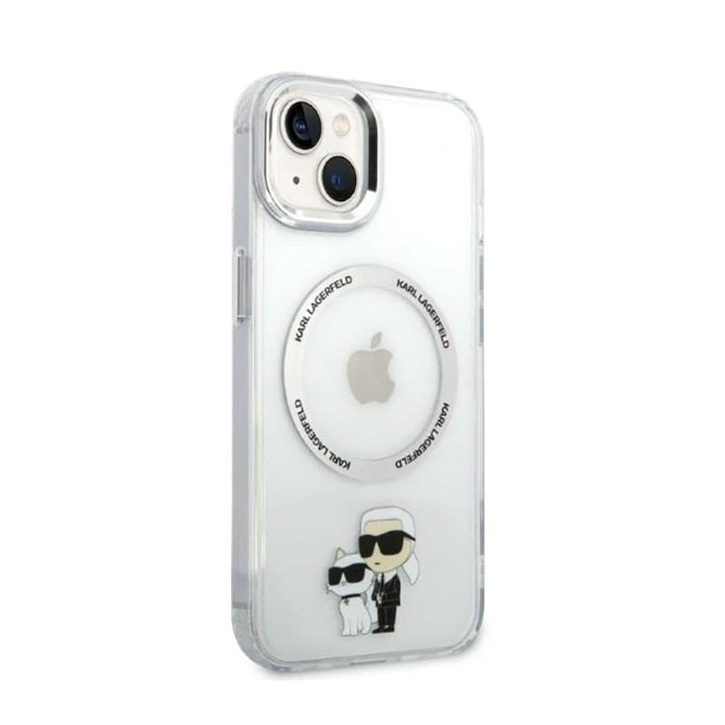 Karl Lagerfeld IML NFT Karl & Choupette MagSafe - Case for iPhone 14 Plus (Clear) - 4