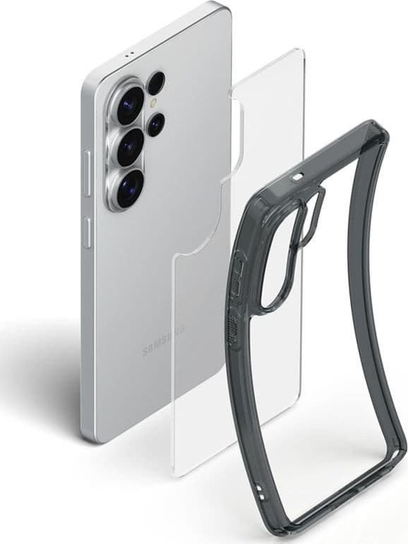 Spigen Ultra Hybrid - Custodia per Samsung Galaxy S26 Ultra (Cristallo Spaziale) - 4
