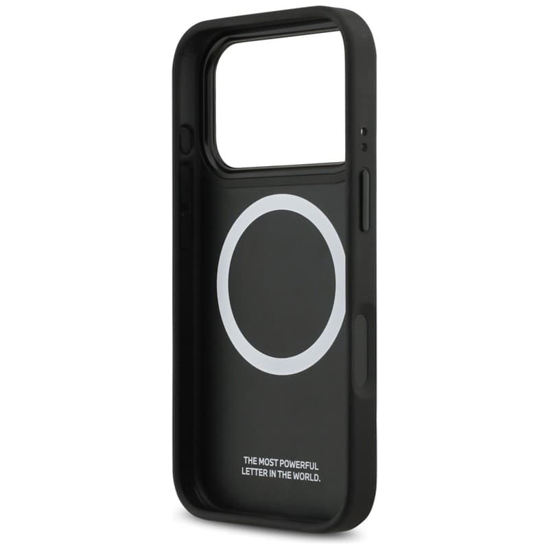 Custodia MagSafe con logo BMW M a strisce perforate per iPhone 17 Pro (blu) - 7