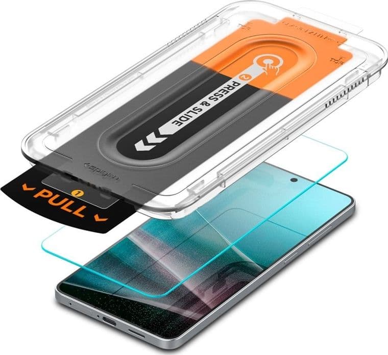 Spigen GLAS.TR EZ Fit Pro - Tempered Glass for Samsung Galaxy S25 Edge - 4