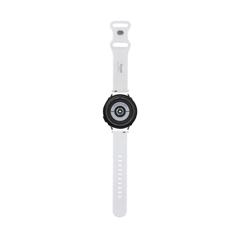 Hello Kitty Silicone Heads & Stripes - Universal strap for smartwatch 20 mm (black) - 2