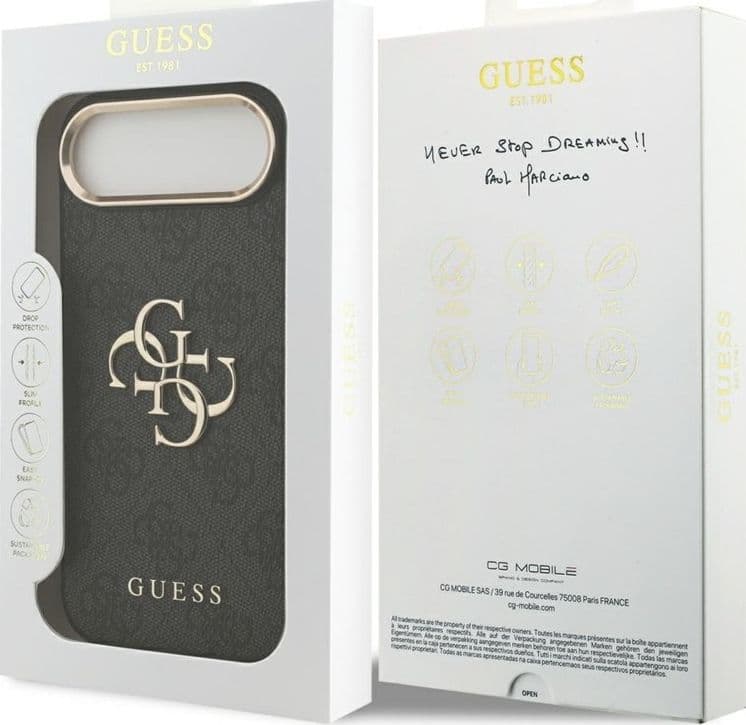 Guess 4G Big 4G Classic Logo - Case iPhone Air (Black / Gold) - 8