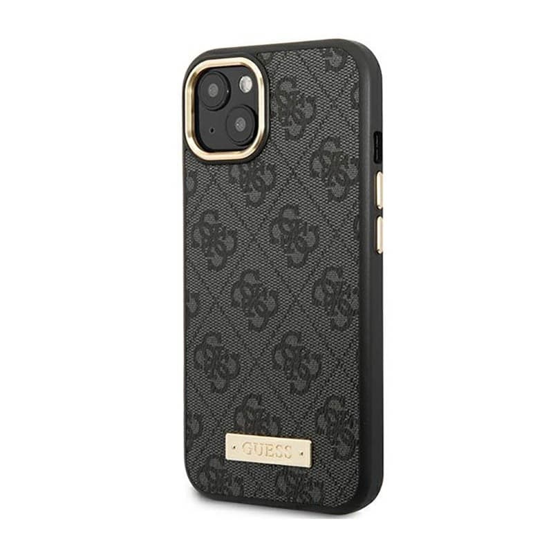 Guess 4G Logo Plate MagSafe - Case for iPhone 14 Plus (Black) - 2